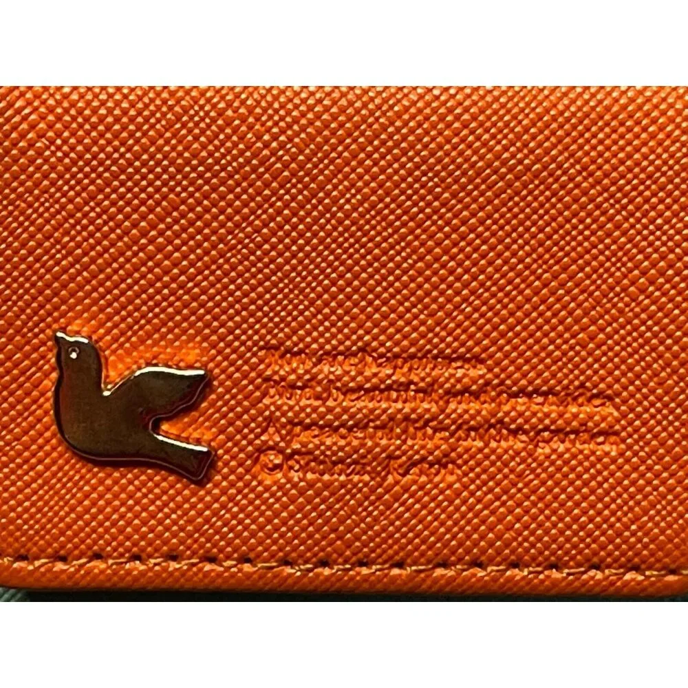 Shinzi Katoh clutch purse wallet canvas zipper blue - Picture 2 of 9